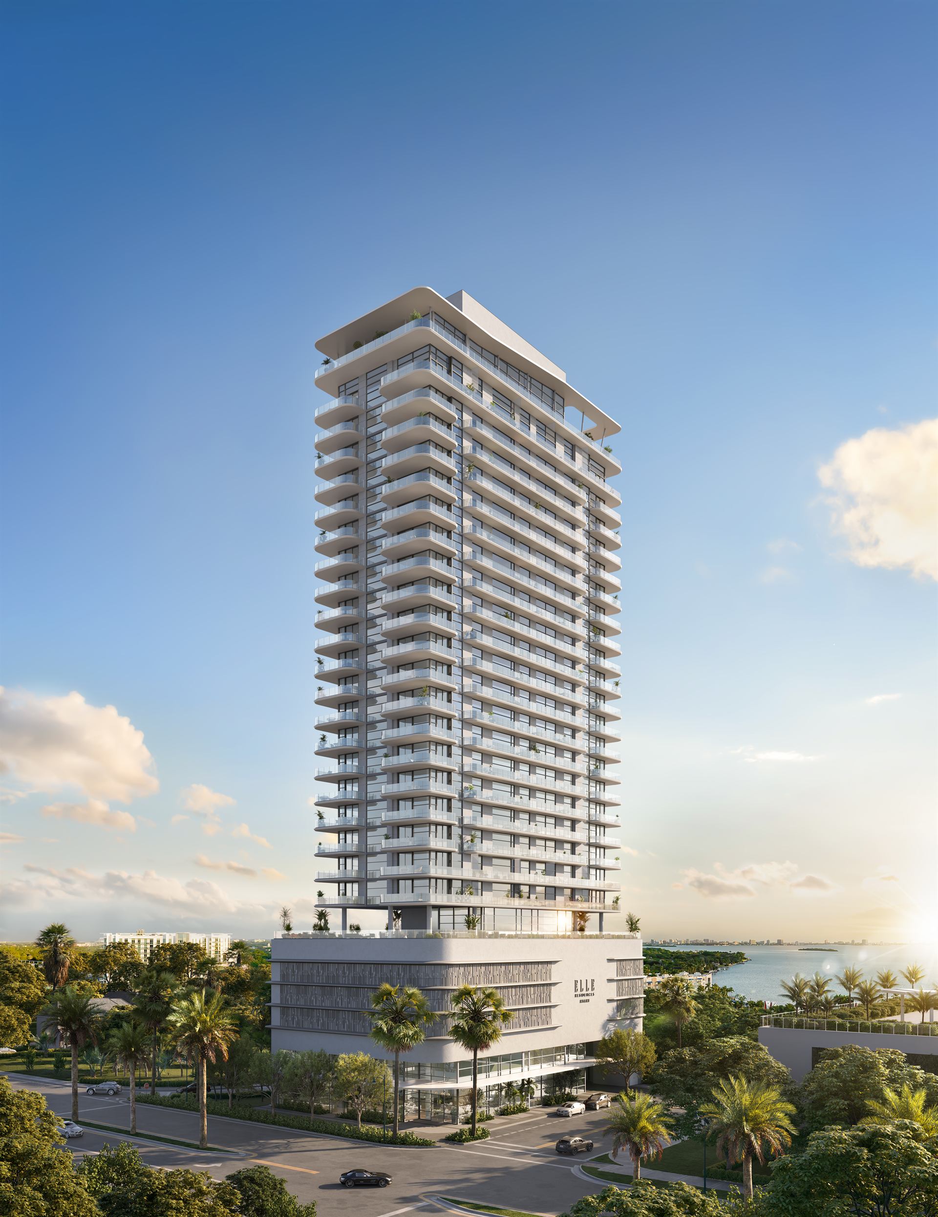 ELLE Residences Miami tower in Edgewater