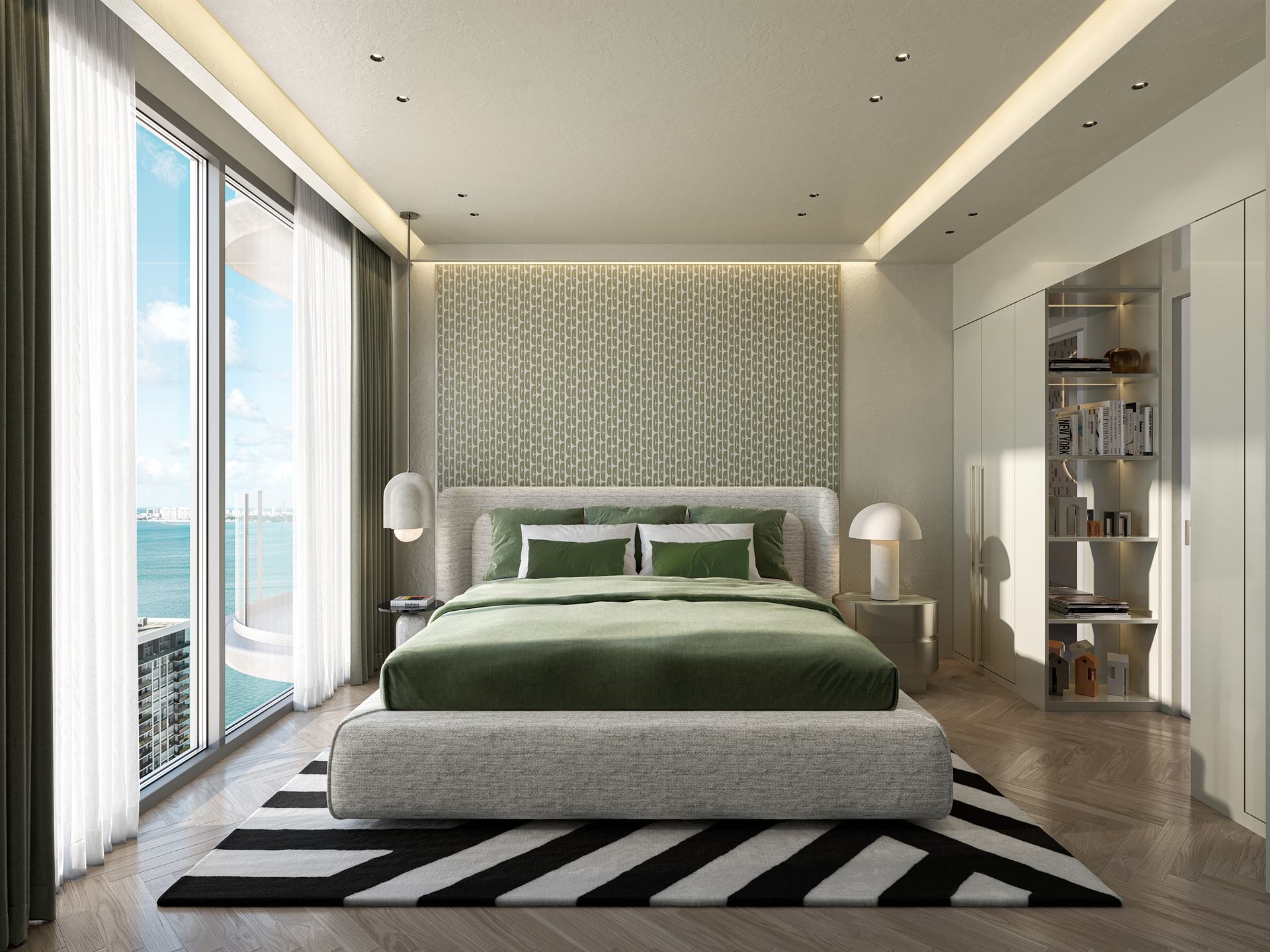 One bedroom residence at ELLE Residences Miami
